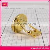 Custom Nice-looking Fashion & Promotional 18k Gold Cufflinks thumbnail-4