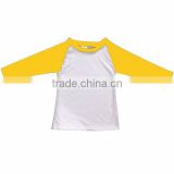 Wholesale sleeve plain blank raglan t shirt best quality raglan shirt