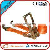 Polyester Webbing Fasten Cargo Ratchet Strap