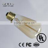 4000k Dimmable Vintage St64 100 Watt Edison Bulb E26 E27 B22 CE RoHS FCC Approved thumbnail-5