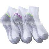 Plain White Combed Cotton Socks thumbnail-1
