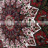 Green Mandala Tapestry Indian Tapestry Bedspread Bohemian Hippie Tapestry Beach Throw Indian Mandala Tapestry Wall Hanging Art thumbnail-4