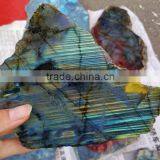 Natural Rock Labradorite Rough Slice From Madagascar