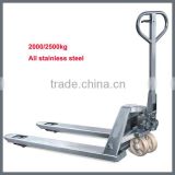 Brand New Stainless Steel Hydraulic Pump Manual Pallet Truck 2000kg Hand Operated Forklift