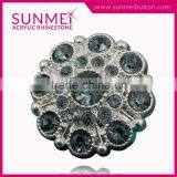 Wholesale Gray Color Rhinestone Embellishments for Dresses