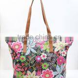 Floral Printed Shopping Bag thumbnail-3