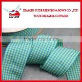 Wholesale Colorful Cheched Ribbon Roll for Gift Packing thumbnail-3