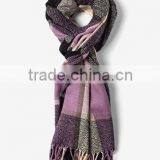 2016 Latest Fine Cheap Unique Checkered Pattern Cotton Scarf Unisex thumbnail-5