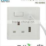 High Quality Usb Charging Ports Surge Protector Usb Wall Outlet Socket thumbnail-4