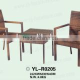 YL-R0205 3pcs Rattan table/chair for outdoor/garden funiture