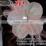 ZPDECOR Factory Bulk Sale Best Selling Dyed Eggplant Trimmed Short Peacock Feathers for DIY thumbnail-5