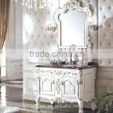 New Design Sliding Bathroom Mirror Cabinet With Marble Vanity Top WTS623 thumbnail-2