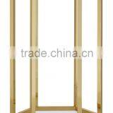 Metal Frame l Shaped End Table Small thumbnail-3