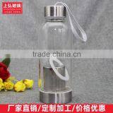 Hot Sale Glass Drinking Bottle With Metal Cap thumbnail-6