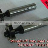 Woodruff Key Seat Cutter Inch Size High Speed Steel