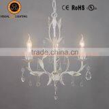 Leave Chandelier Lighting IC4061-3WH Chandelier Crystals Vintage Lamp Interior Decoration