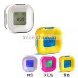 Cheap Four Side Color Lcd Digital Alarm Clock