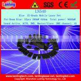 Lanling Hot Sale 32 Heads Powerful and Beautiful Blue Mobile Laser Net