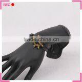 Bulk Custom Bracelet With Metal Decoration, Adjustable Black Bracelets thumbnail-2