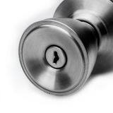 Door Hardware Ss201 Door Knob Ball Lock in Satin Nickel for Privacy thumbnail-4