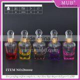 MUB New Arrived 17ml Coloreed Unique Shape Empty Glass Dropper Attar Bottle With Glass Stick Cap thumbnail-1