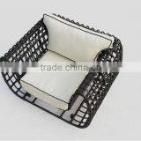 Latest Design Aluminum Round Wicker Outdoor Nest Chair thumbnail-2