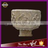 Hand Carved Natural Stone Baptism Statues thumbnail-3