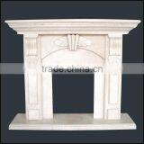 Natural Marble Floral Fireplace Flame thumbnail-1