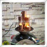 3 Tea Light Candle Holders Cascading Indoor Tabletop Water Fountain thumbnail-2