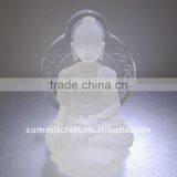 Clear Polyresin Sitting Buddha Figurines thumbnail-1