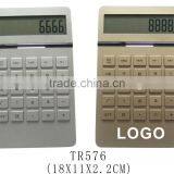 Plastic Desktop Electronic Logo Printed Calculator With Led Light thumbnail-1