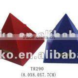 Pyramid Shape Plastic Note Dispenser With Clip Holder for Promotion thumbnail-1