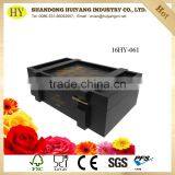 Matt Black Color Pine Wood Gift Box for Cigar thumbnail-3