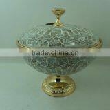 Metal Crafts Golden Centerpiece Items for Decor thumbnail-1