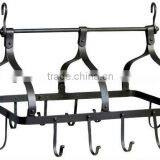 Wrought Iron Kitchen Hanging Pot Rack thumbnail-1