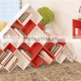 Wooden Cube Shelf Diy Modern Bookcase Wood Crate thumbnail-1