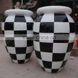 Large Fiberglass Modern Garden Pot thumbnail-3
