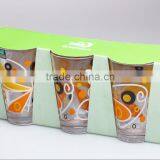 Gift Glass Machine Made Gift Tumbler High Temperature Printed Glass Gift Glass Cups thumbnail-1