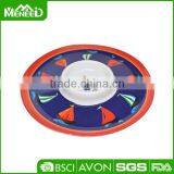 Sailing Ship 13inch Melamine Kitchen Circular Rolling Tray thumbnail-1