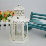 Outdoor Decorative House Style OEM Metal Lantern Candle Holders thumbnail-3