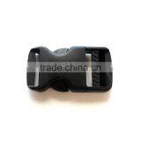 Plastic Buckel, Black Adjustable Plastic POM Slide Release Buckle