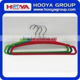 New Arrival ABS Plastic Velvet Hanger for Dresses/Suits With Notches Black as Customized Color thumbnail-1