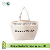 Organic Cotton Customized Logo Large Capacity Canvas Shopping Tote Bag thumbnail-1
