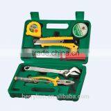 Berrylion Hot Sell 8pcs Tool Set Household Toolset With ABS Tool Box