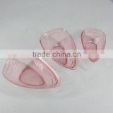 Set of 3pcs Plastic Salad Measuring Bowl in Trilateral Figure thumbnail-5