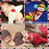 Lovely Crochet Baby Photography Props Newborn Crochet Outfit thumbnail-6