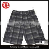 Short Pants Cheap Trousers Bulk Wholesale Cargo Mens Plaid Shorts thumbnail-2