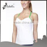 Quick Dry Women Gym Wear Tank Top Fitness Ladies Singlets thumbnail-1