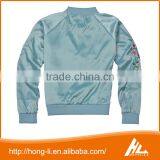 Wholesale Custom Reversible Embroidered Bomber Jacket thumbnail-2