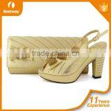 Italian Ladies Shoes and Matching Bags/wholesale Shoe and Bag Set for Nigeria Party thumbnail-1